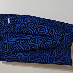 Hreski Blue/Black Mens Golf Shorts LIKE NEW Size 40 Inseam 9.5